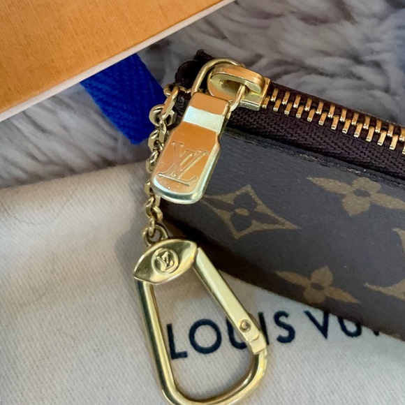 Authentic Louis Vuitton Monogram Coin Key Purse Pouch MINT EUC BOX DUST BAG - Picture 3 of 10